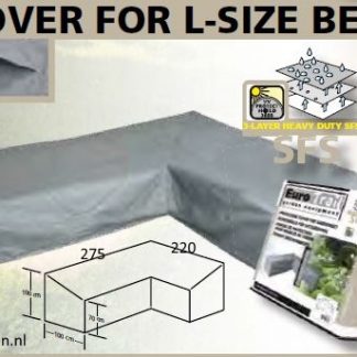 Lounge-diningset hoes L-vorm 275x220xH100-70 SFS