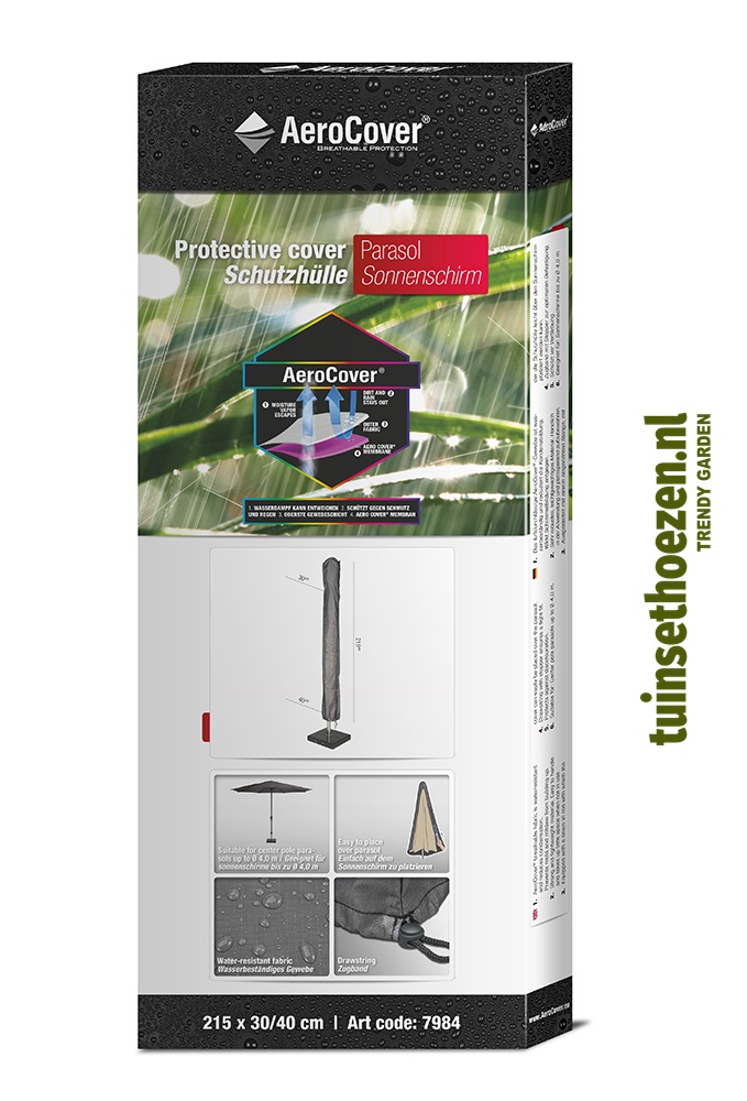 AeroCover hoes voor stokparasol H215x30-40