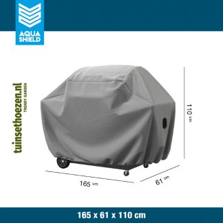 Buitenkeukenhoes 165x61xH110 AquaShield